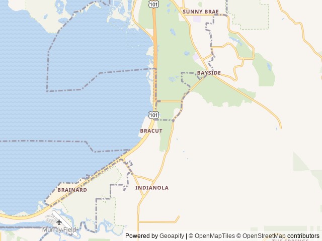 Map of The Retreat at Redwood Shores location at Eureka, CA, United States