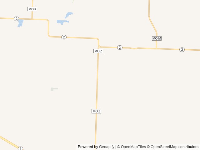 Map for 2019 Highland Ridge Open Range near Garden City, MO