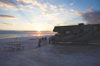 Camping on the Gulf
