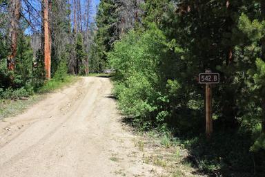 Keystone Ranger Station road sign