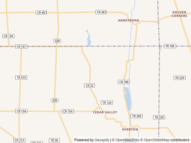 Map of CF Ranch & Cattle Co. location at Burbank, OH, United States