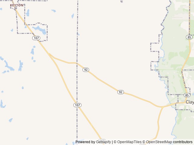 Map of American Robin RV Park & Bird Sanctuary location at Daleville, AL, United States