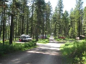 HOLLAND LAKE CAMPGROUND Campsites