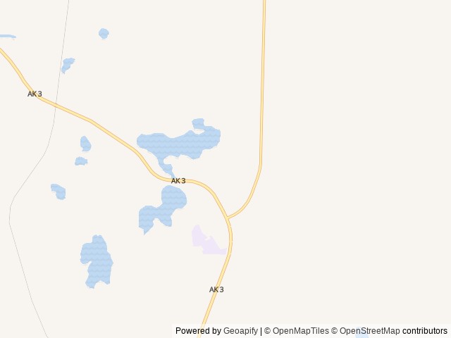 Map of Talkeetna Lake Retreat location at Talkeetna, AK, United States