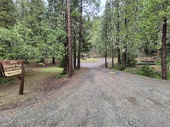 Devil's Flat Campground Driveway
