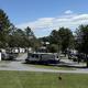 Panoramic overlook of the RV loops and sites with rigs parked — useful ground-level view of site arrangement and spacing (from site slideshow/overlook image).