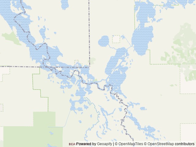 Map of Seminole Ranch Conservation Area Hatbill SJRWMD location at Mims, FL, United States