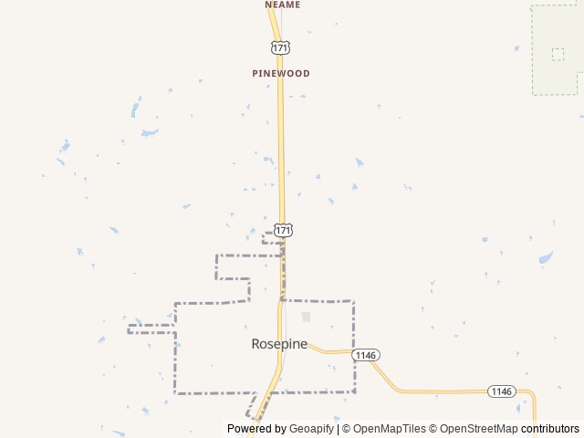 Map of Pecan Acres RV Park location at Leesville, LA, United States