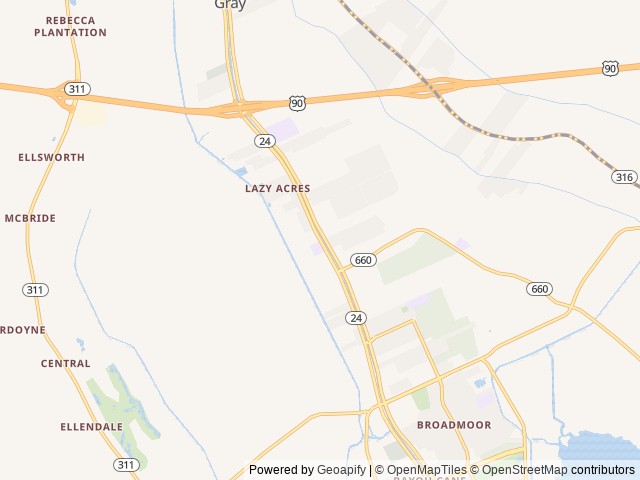 Map for 2018 Coachmen RV Freedom Express 29SE near Houma, LA