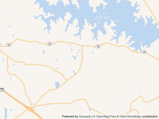 Map for 2023 24' Cruiser RV near Juliette, GA