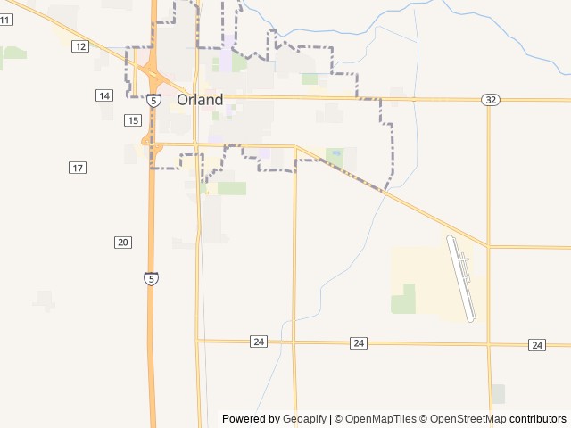 Map for 2025 keystone coleman 17B near Orland, CA