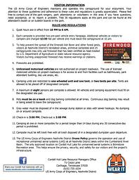 Visitor Info & Rules