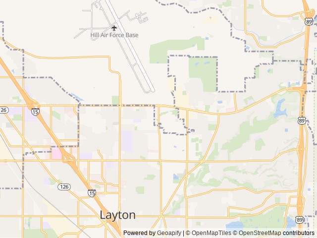 Map of Valley View RV Resort location at Layton, UT, United States
