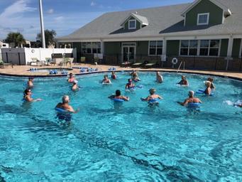 swimming view