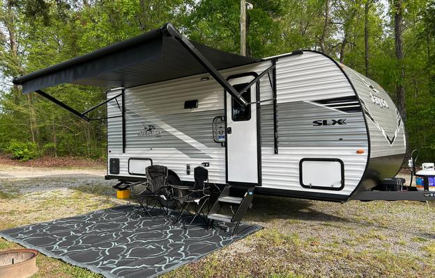 Cute little Murphy bed and bunk house