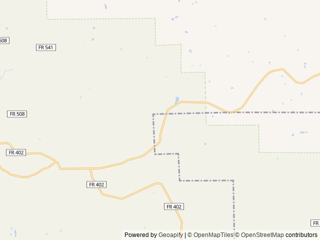 Map of Silesca Cabin location at Montrose, CO, United States