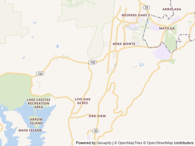 Map for 2017 Coachmen RV Leprechaun 260DS Ford 450 near Ojai, CA