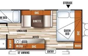 Meet Judy, retro themed camper w/ bunks to sleep 5