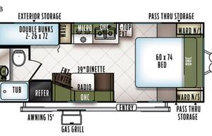 2018 Forest River RV Flagstaff Micro Lite 23LB