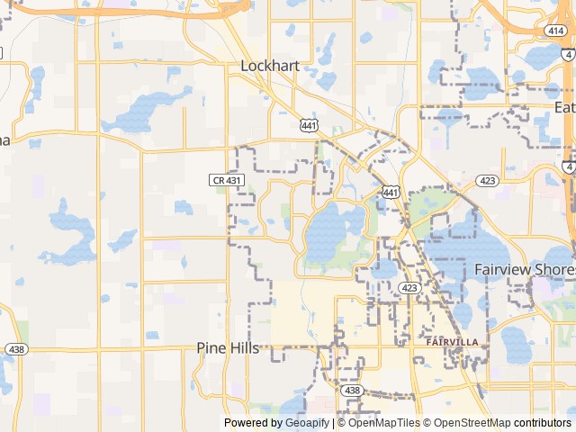 Map for Luxury 2018 Thor Miramar RV Adventure near Orlando, FL