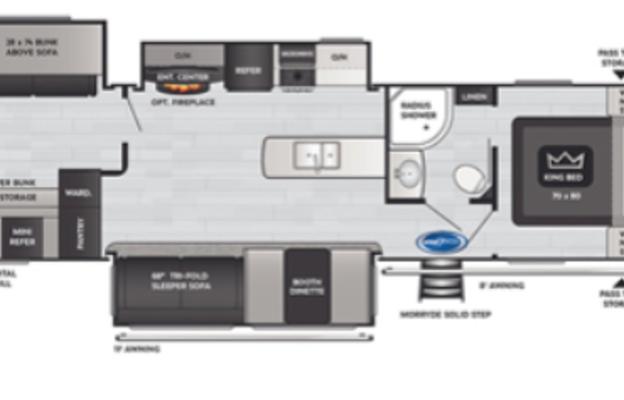 2021 Keystone RV Cougar Half-Ton 34TSB
