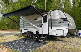 Cute little Murphy bed and bunk house