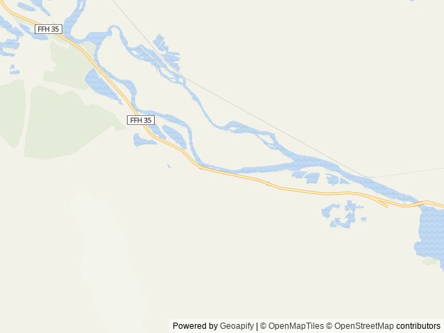 Map of Black Bear Campground location at Girdwood, AK, United States