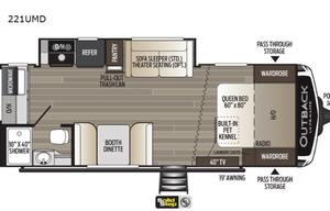 Very comfy couples camper.  Pet friendly too!!