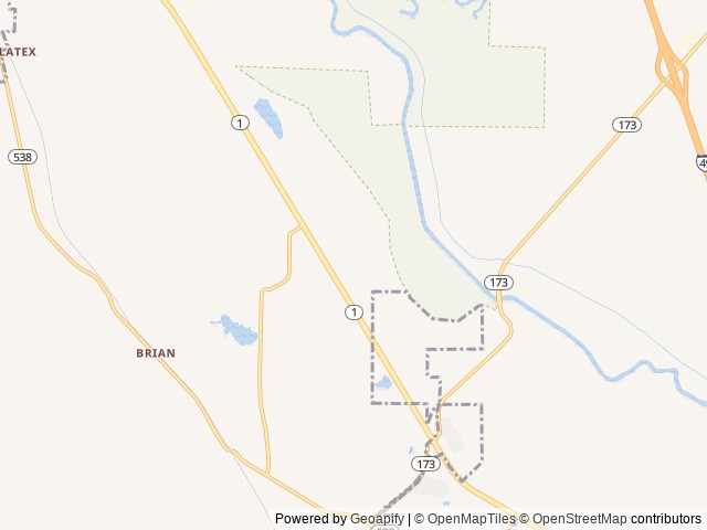 Map of God's Country Resort location at Shreveport, LA, United States