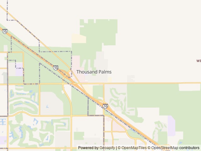 Map for 2023 Freedom Express Select 22SE near Thousand Palms, CA