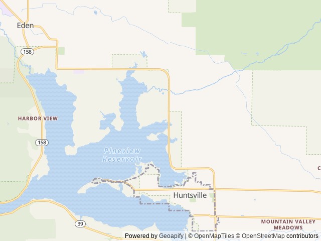 Map of Middle Inlet Group Day Use location at Huntsville, UT, United States