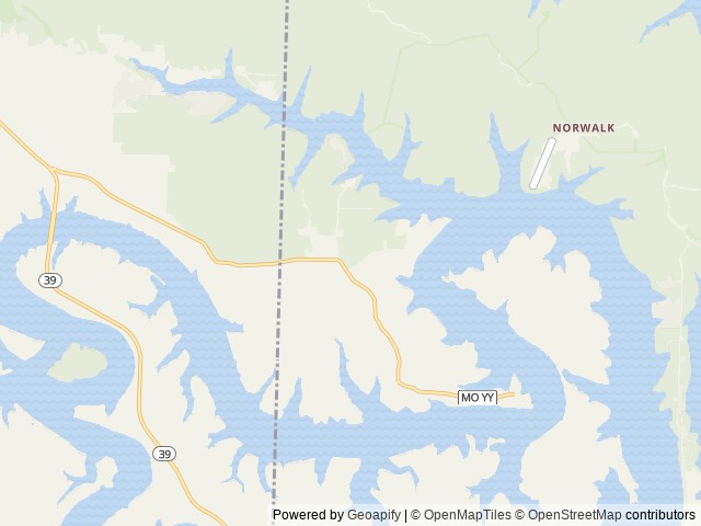 Map for Awesome driving van, super comfy, best sleep ever! near Shell Knob, MO