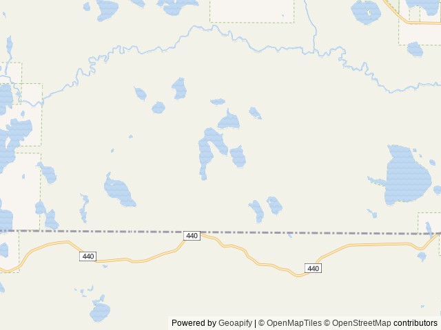Map of Ironjaw Lake Campsite location at Rapid River, MI, United States