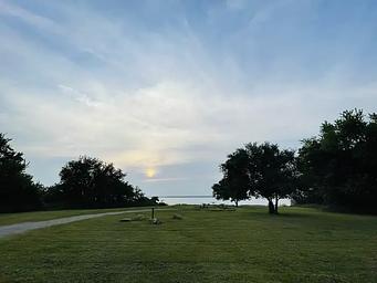A photo of facility BURNS RUN WEST with Picnic Table, Waterfront