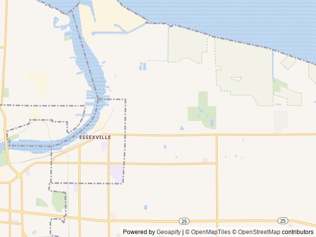 Map for 2021 Winnebago Industries Towables Minnie 2301BHS near Essexville, MI