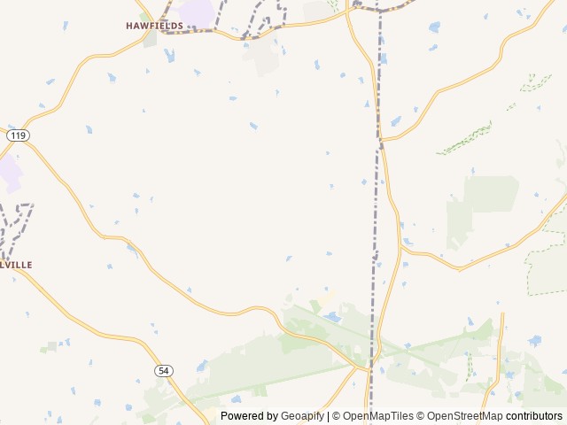 Map of Jones Station RV Park and Campground location at Mebane, NC, United States