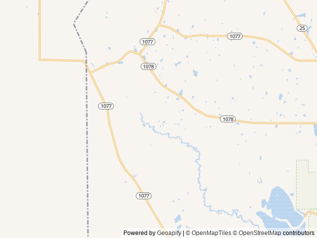 Map of Little River Bluffs location at Folsom, LA, United States