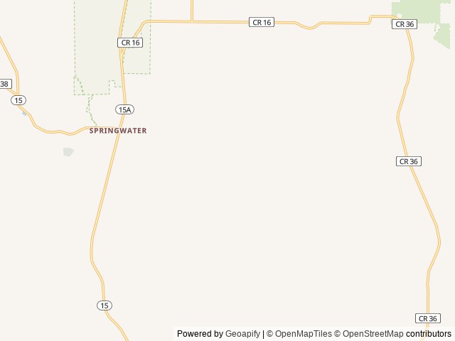 Map of Holiday Hill Campground location at Springwater, NY, United States