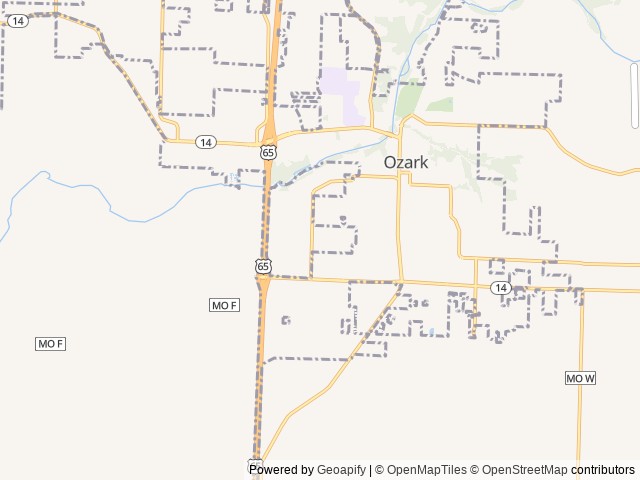 Map for 2017 Jayco Jay Flight SLX 264BHW near Ozark, MO