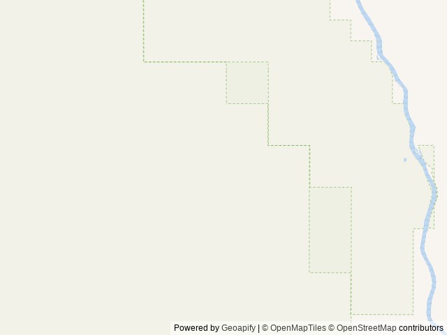 Map of Wall Creek Cabin location at Ennis, MT, United States