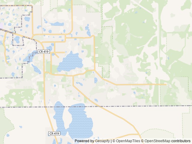 Map for 2003 Newmar Kountry Star ksdp3905 near Chuluota, FL
