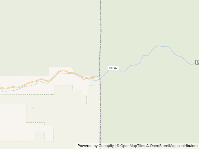 Map of Sunset Falls Campground location at Yacolt, WA, United States