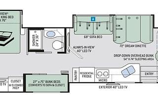 Miramar 37.1 Class A Motor Home (Delivery Only)