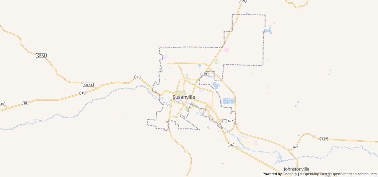 Map for Family Size Self-Contained Home on Wheels near Susanville, NV