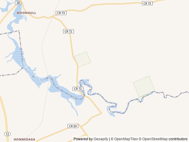 Map of Kayuta Lake Campground location at Forestport, NY, United States