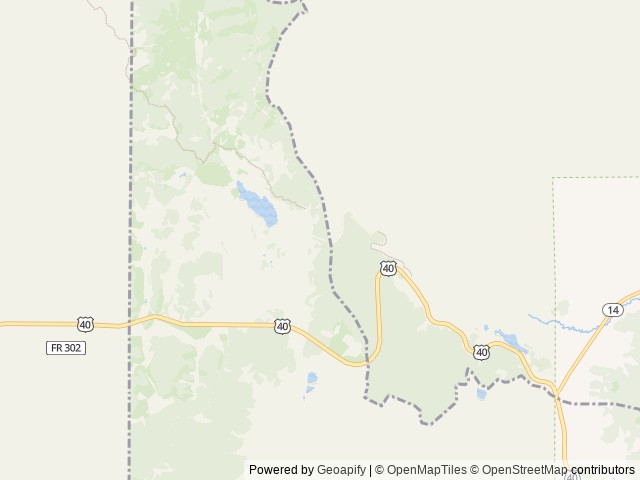 Map of Dumont Campground location at Steamboat Springs, CO, United States
