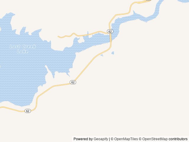 Map of Joseph H Stewart location at Trail, OR, United States