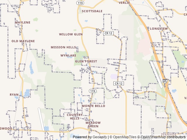 Map for Family Bunkhouse Camper, Delivery Available near Alabaster, AL