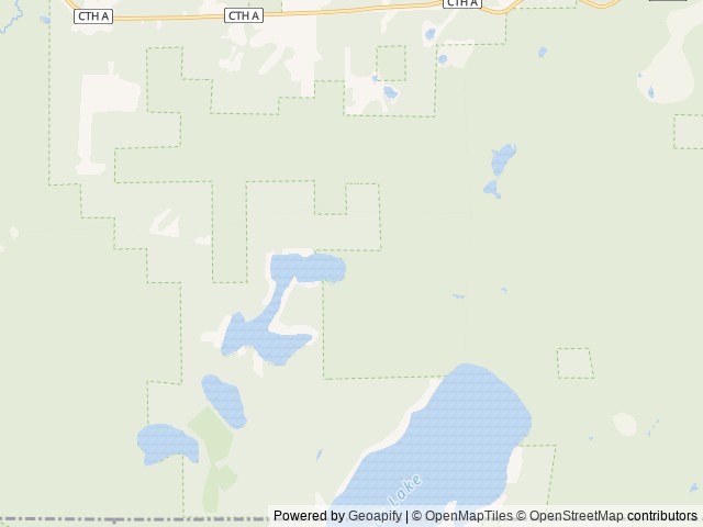 Map of Spectacle Lake Campground (Wisconsin) location at Eagle River, WI, United States