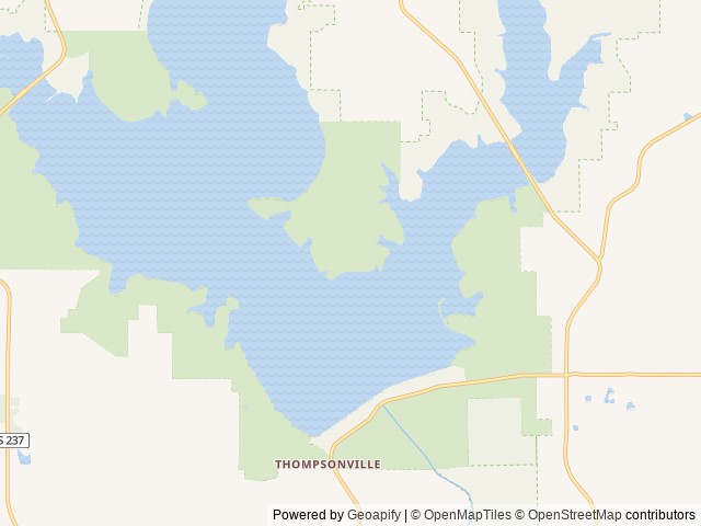 Map of Slough Creek location at Perry, KS, United States